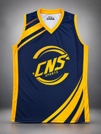 CNS Sleeveless training Vest – Navy Blue & Gold