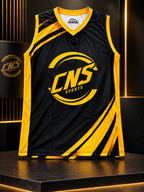 CNS Sleeveless training Vest – Black & Gold