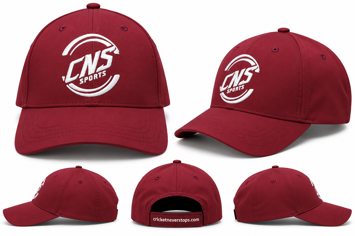 CNS Embossed Cap Maroon Edition